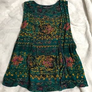 VINTAGE Bohemian vest tank top